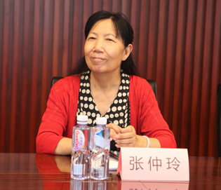全联城市基础设施商会建设与材料设备分会会长张仲玲