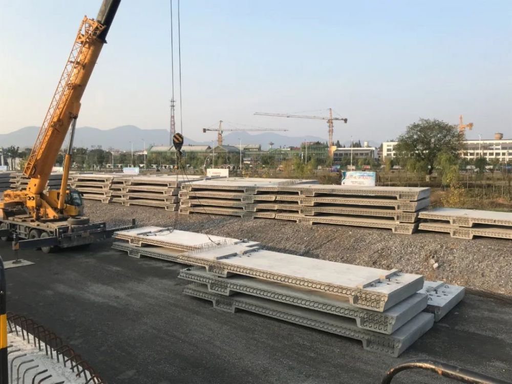 装配式混凝土桩板结构实景图&预制梁板图